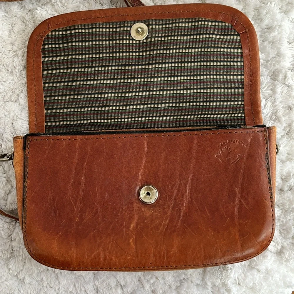Lekkerkerker Leather Crossbody/Clutch Bag